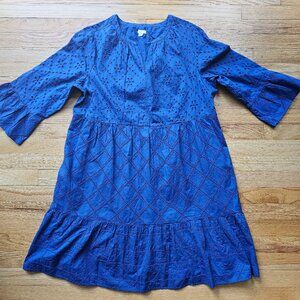 J. JILL Tiered Amalfi Coast Dress Large